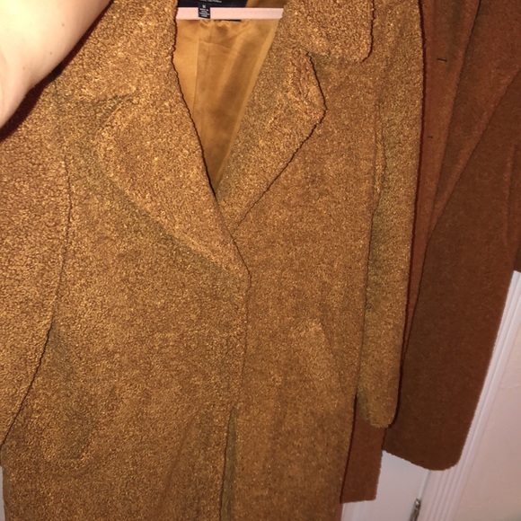 Lucky brand tan/brown Furry coat - Picture 2 of 5